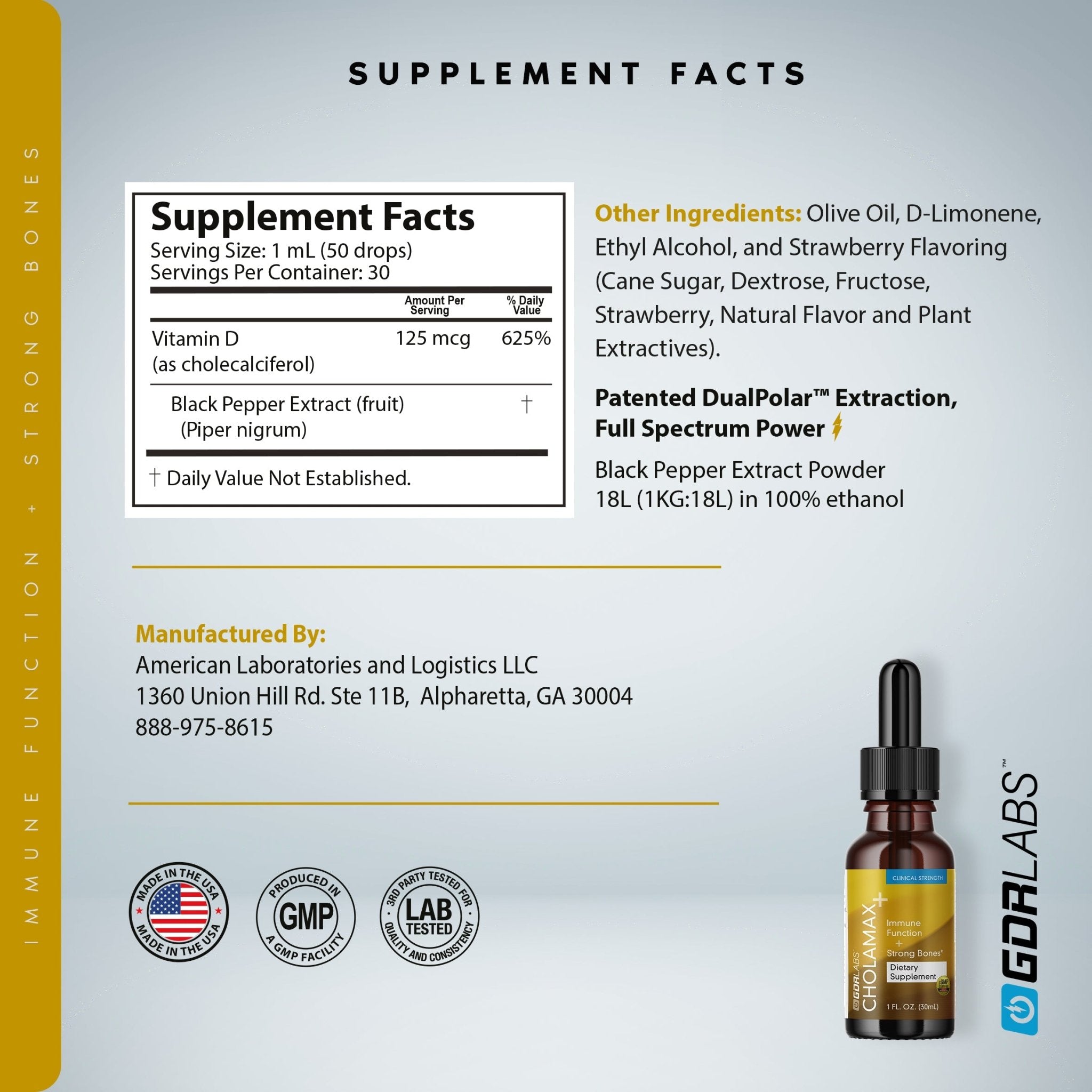 Cholamax™ - Natural Vitamin D Fortification - GDRLABS