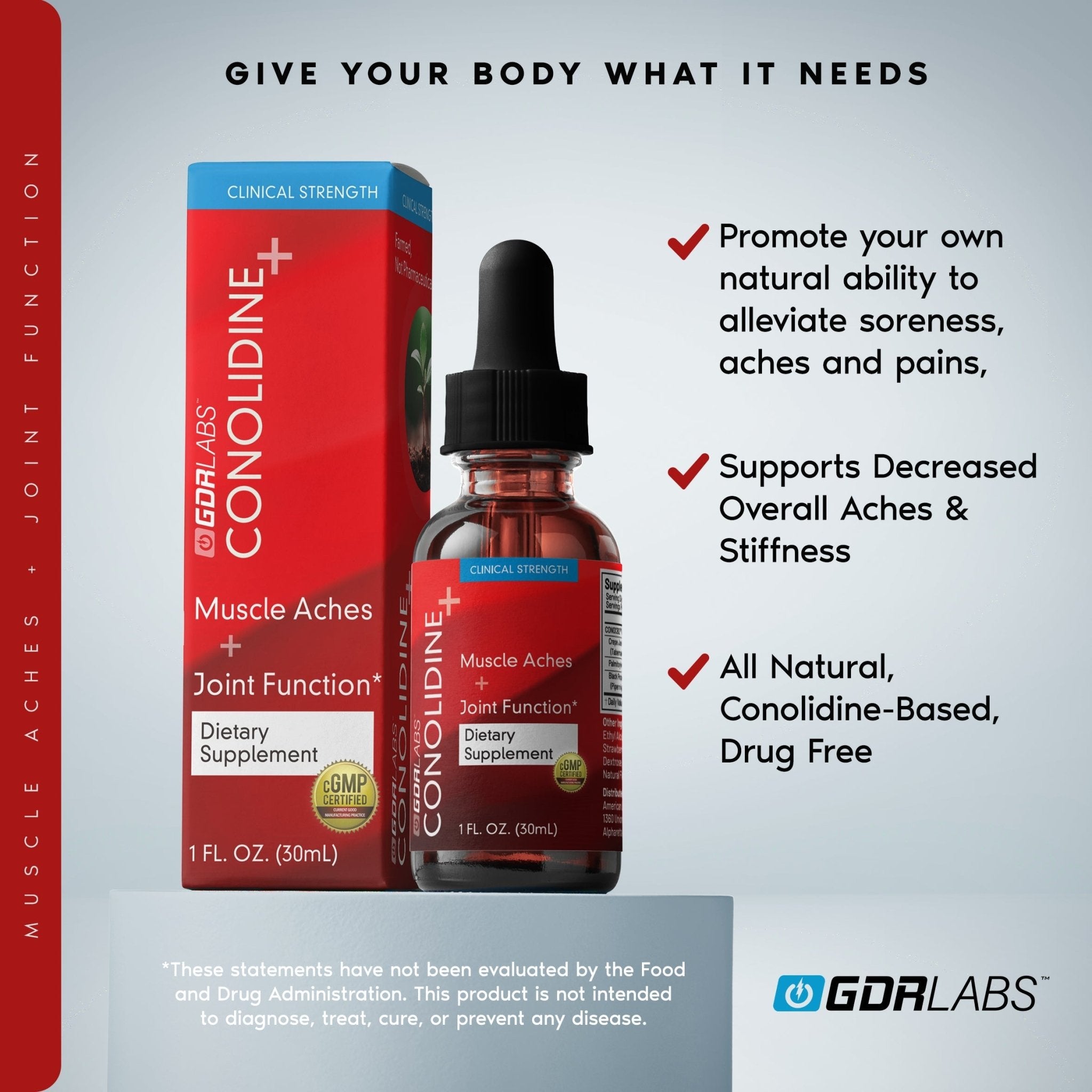 Conolidine Liquid - Natural Relief Support - GDRLABS