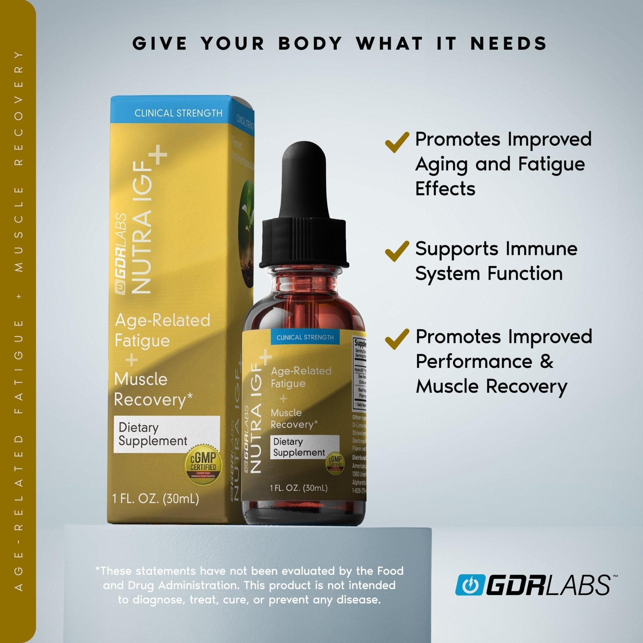 Nutra IGF™ - Natural Growth Factor Support - GDRLABS