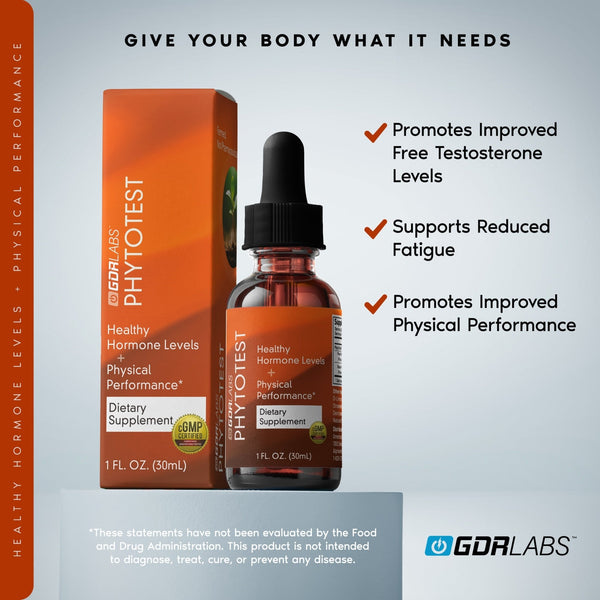 Upgrade Your Nutra IGF™: Add PhytoTest™ Free Testosterone Support - GDRLABS
