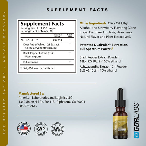 Upgrade Your Sirtuin™: Add Nutra IGF™ Natural Growth Factor Support - GDRLABS